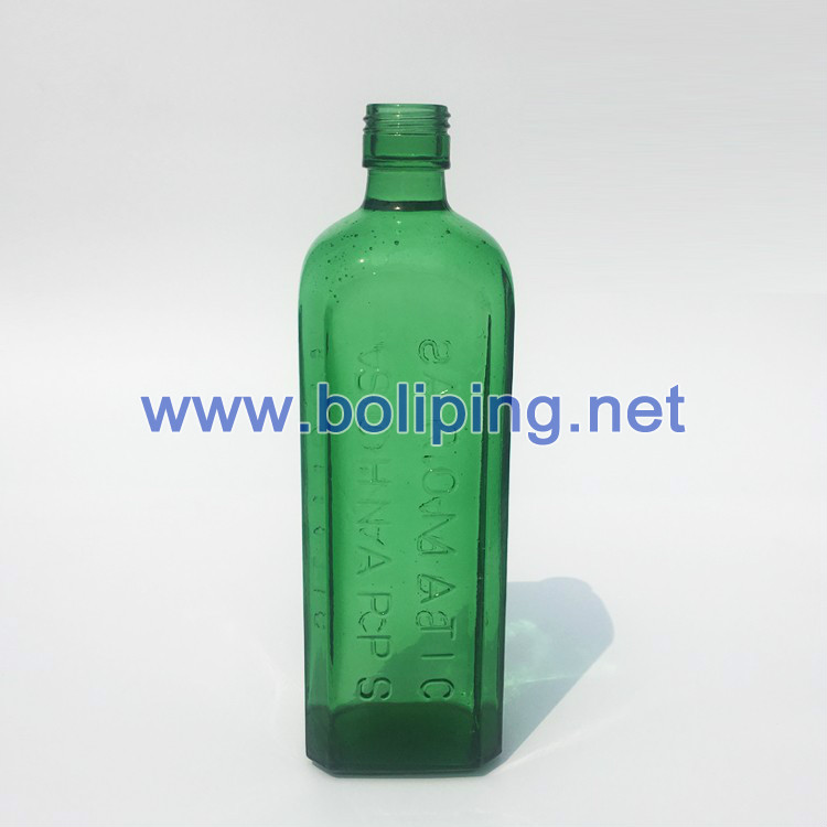 750ml绿色洋酒瓶