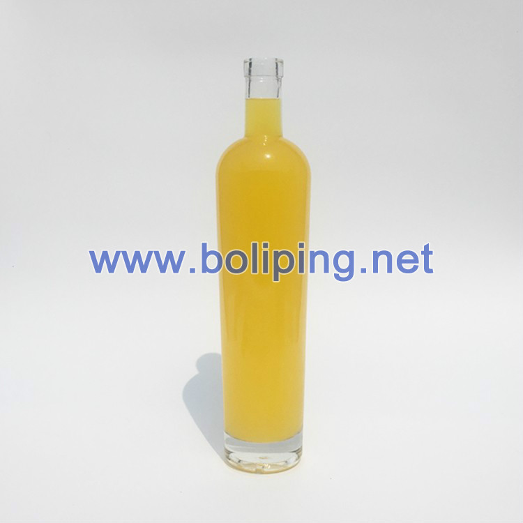 750ml晶白料洋酒瓶